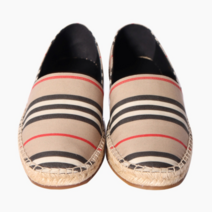 버버리 20FW 아이콘 스트라이프 베이지 남성 에스파드리유 8023969