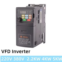 위상변환기 220v입력 380v출력 VFD 인버터 AC220V 380V 출력 0.7 1.5 2.2 KW 가변 주파수 드라이브 물 변환, 01 0.75KW_01 220V-240V