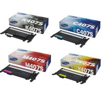 삼성 CLT-K407S/C407S/M407S/Y407S CLX 3185K/DCS 정품토너 4색1세트 검정 1500매/칼라 1000매, 1개, 검정+컬러