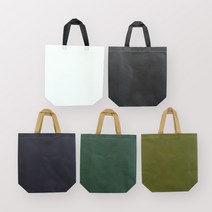 심플 부직포 가방 소 중 대 장바구니 튼튼한 쇼핑백, 중 40x30, 그린 BG2