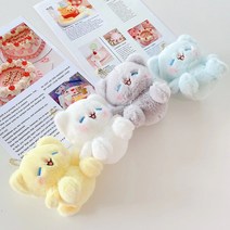세아 귀여운 고양이 인형 키링 가방 열쇠고리 장식, 화이트