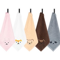 송월타올 빼꼼 갤럭시 트레블 고리수건, 1장, 빼꼼(화이트)