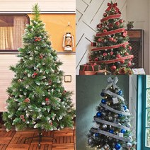 크리스마스추리 츄리 북유럽크리스마스 트리재료 성탄츄리 크리스마스트리꾸미기 야외트리전구 크리스마스트리대형, 스노우트리 130