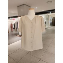 [SOUP]숲 브이넥 앞셔링 블라우스 SZ5SS90