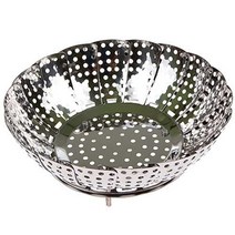 다인네 국내산 스텐 찜기 고구마찜기 꽃모양 삼발이찜기 소 중 대 특대, 대(약28cm), 1개