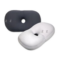 [침구모아] 1+1 마이크로에어볼 목에 좋은 잠잘오는 빨아쓰는 낮은 숙면 꿀잠 베개, 그레이1+1