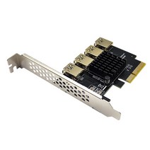 이더리움 채굴기 비트코인 채굴장 가정용 채굴부품 1~ 4 어댑터 카드 PCI Express 4X 16X 분배기 라이저 GP, 한개옵션1, 한개옵션0