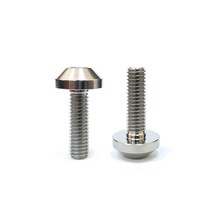 BW티탄 자전거 티타늄 스템 BMX 볼트 3/8-16 32mm, 실버