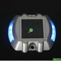 도로표시등 도로표지병 태양광 쏠라 LED 안전유도등 반사체 도로 블루 led 방수 말굽 디자인 태양 에너지 도로 스터드 빛, 육군 녹색