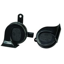 HELLA 브래킷이 있는 로우 톤 트럼펫, Black, Universal - 12 V (Box Pkg)