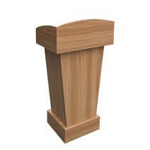 강연대 연설대 사회자강사 원목무대단상 강대상 교탁, 일반 와인 레드 다층 원목 보드
