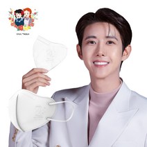 [오늘의마켓]무직타이거 KF94 대형 50매 성인캐릭터마스크 새부리형 숨쉬기편한마스크
