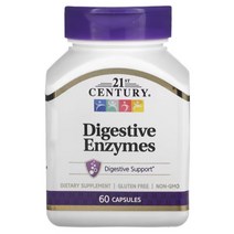 21세기센트리 다이제스티브엔자임 60캡슐 아밀라아제 프로테아제 리파아제 전환효소 락타아제 말타아제 셀룰라아제, 1개, 기본