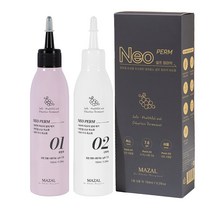마잘 순한 셀프 파마약 세트 네오펌 저자극 펌제 어린이파마 손상 최소화 150ml, 2개