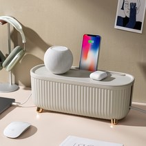 멀티탭 정리함 콘센트 전선 정리함 전기선정리, 디자인정리함, 라이트그레이, 1개