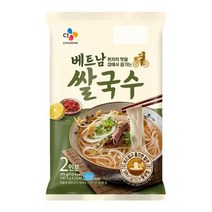 CJ 베트남 쌀국수 2인분 가족 부모님 직장인 주말 점심 저녁 홈파티 홈캉스 혼밥 간편식 식사대용 해장 국물 375g, 14개