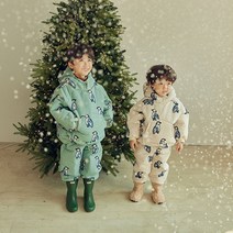 꽁꼬떼 뒤뚱뒤뚱 펭귄스키복/패딩세트 썰매 아동스키복 방한복 스키복세트 패딩스키복