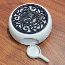촛불난로 무선캔들워머 가열베이스 커피 우유 차, d