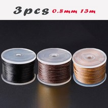 가죽 재봉 송곳 키트 공예 도구 손 재봉틀 빠른 잠금 스티처 스레드 바늘 세트 DIY 슈 메이커 캔버스 수리 도구, 3pcs 왁스 스레드-C