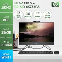 HP 240 ProOne G9 AIO 6K7Z4PA 24인치 인텔 엘더레이크 J5040 / 8GB/ SSD256GB 일체형 PC, J5040/8GB/SSD256GB/윈도우11홈 개봉설치