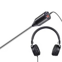 청음봉 누수 위치 탐지기 누수음 상수관 배관 지하수, 티타늄 합금 1.5미터 두 섹션