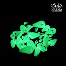 해마 야광 봉돌 2호~40호 축광 문어 쭈꾸미 다운샷 광어 우럭 추 (상세설명참조)