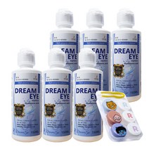 드림아이 멀티액 150ml X 6개 카카오 렌즈케이스 증정 렌즈용액 렌즈세정액 렌즈세척액 소프트렌즈용액