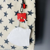 곰돌이 똑딱이 마스크 분실방지 목걸이 볼펜 안경걸이, 벤타샵블랙