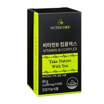 뉴트리코어 비타민B 콤플렉스 1000mg x 60정