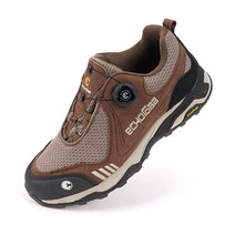 [에코로바]남성 다이얼 가죽 메쉬 일상 운동화 트레킹화 초오유 ER0133