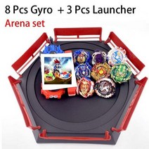 티셔츠 세트 발사대 Beyblade Toys With Starter and Arena Bayblade 금속 신 버스트 Bey Blade Blades, 20-ZDP-11PCS