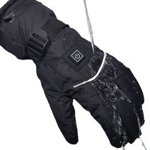 배터리 충전식 방한 보온장갑 발열 스마트 오토바이, 남성 블랙 3000mAh 배터리4 최대12시간