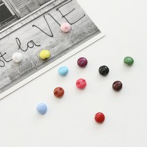 4개) 1cm 인형코 단추 12color C0, 그린