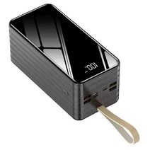 샤오미 초대용량 보조배터리 노트북 캠핑용 차박용, 100000mAh 블랙 900 속도