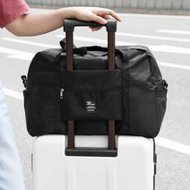 대형 보스턴백 공항 패션 가방 캐쥬얼 트래블 더플백 기내 분유 캠핑, 블랙