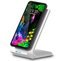 프라임 갤럭시S10 5G 고속 무선충전거치대, 화이트, 1개