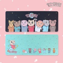 빨간내복야코 마우스 장패드 스페이스, 1개, 색상