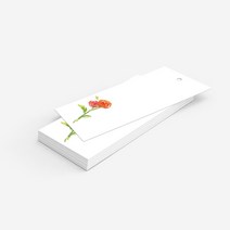 앳원스 캘리그라피용 책갈피 플라워무지택10종 100매, 고평량플라워택_06(100매)