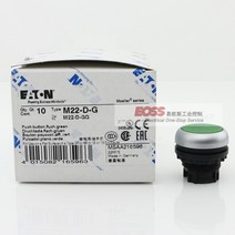 5PCS 새로운 원래 정품 EATON 금속 셀프 리셋 스위치 버튼 헤드 키 M22-D-G R Y W S B, 한개옵션1, 03 M22-D-Y Yellow