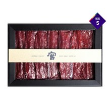저지방 고단백 프리미엄 궁 한우 육포 선물용 600g x 5세트, 5개