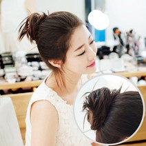 빨간머리 곱창 여우별 여성 부분가발 똥머리 붙임가발, 1개, 곱창가발_여우별_허니브라운_16cm(대)