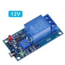 5V 12V 라이트 포토 스위치 센서 스위치 LDR 포토 레지스터 릴레이 모듈 arduino용 광 감지 감광성 센서 보드 전자 부품 액세서리 소스
