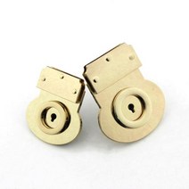가죽공예 DIY 스트랩 체인 버클 금속 악세사리 푸시 잠금 패션 특별 디자인 트위스트 핸드백 가방 지갑 수하물 하드웨어 마감 부품 액세서리 1 개