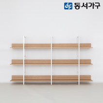 동서가구 에스티 고급 포스코 스틸 철제 책장 3단 1800 폭 4colors DF643630, 화이트
