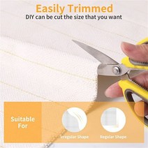 터프팅건 DIY 공방 카펫 직조용 기본 터프팅 천 백킹 원단 뜨개질 재료 러그 건 자수 1x5M/1.5*4M/1.5*1.5M, 1.5X1.5M, 1개