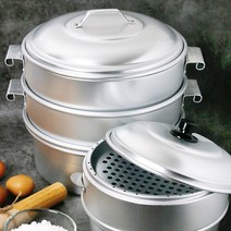 업소용 대형 계란 만두 찜기 찜솥 상하단 별도, 17-계란찜기세트 중 뚜껑1 채반2개 물솥1, 1개