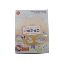 [캔디] 산리오 마이포카쮸 밀크맛 50g x 12개 (1박스) - 62종의 산리오 캐릭터 포토카드 중 랜덤으로 1종(1개당) 포함