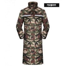 남여공용 배달 롱코트 우비 방수 방풍 카모플라주 257666, 2XL
