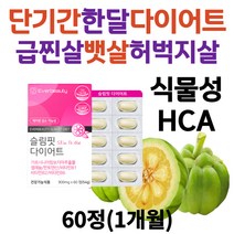 단기간다이어트 보조제 급찐살 뱃살 허벅지안쪽살빼기 가르시니아 내장지방 체지방 다이어트 한달 단기 일주일 2주 팔뚝살 허벅지살 빼기 탄수화물 컷팅제 예신 30대 40대 50대 남자