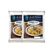 청정원 엄마손맛 맞벌이 우리가족 호밍스 소고기볶음밥 210g x2개 자취템 캠핑 여행 점심 탕비실 쟁여템 야식 홈파티 간편식 혼밥 식단관리 체중조절, 27세트